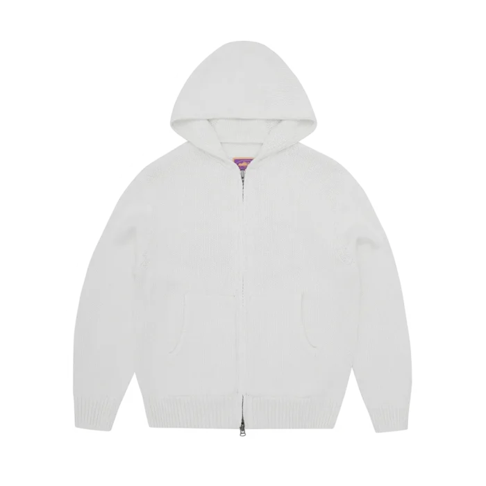 ALCATRAZ HEAVY KNIT ZIP HOODIE - 1