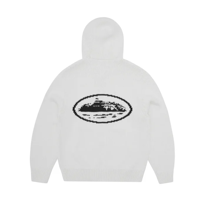ALCATRAZ HEAVY KNIT ZIP HOODIE