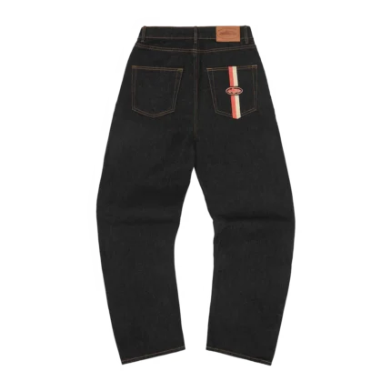DUAL STRIPE BAGGY JEANS - 1