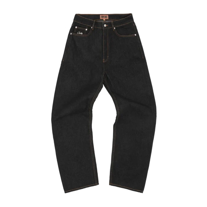 DUAL STRIPE BAGGY JEANS