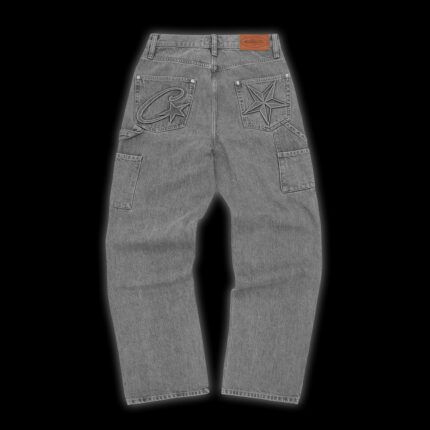 EMBOSSED C-STAR DENIM WORK PANT - 1