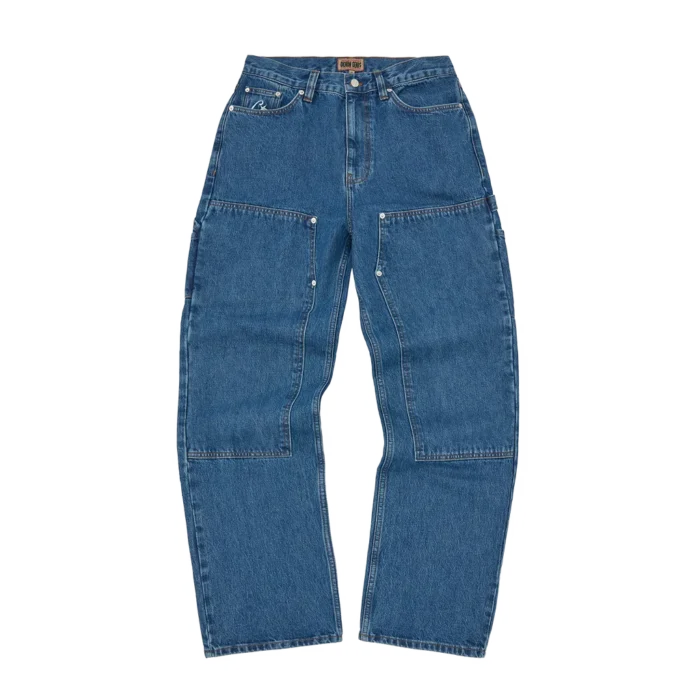 EMBOSSED Corteiz DENIM WORK PANT - 1
