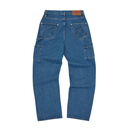 EMBOSSED Corteiz DENIM WORK PANT