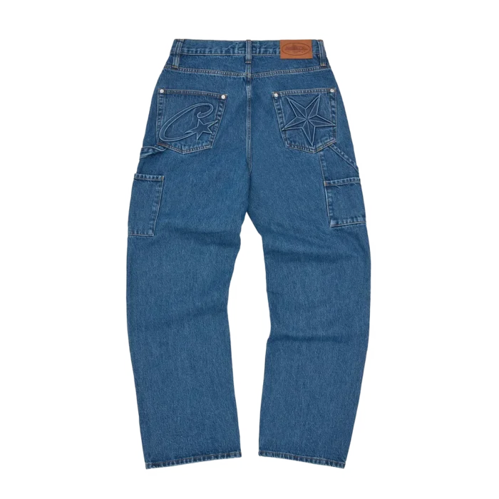 EMBOSSED Corteiz DENIM WORK PANT