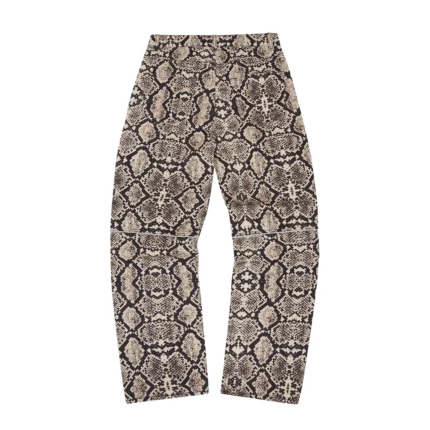 SNAKESKIN DENIM WORKWEAR PANT - 1
