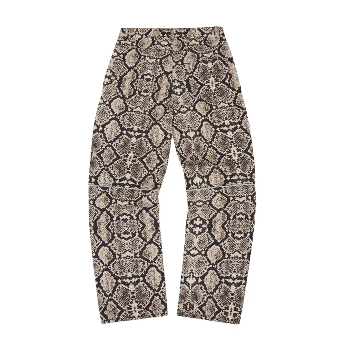 SNAKESKIN DENIM WORKWEAR PANT - 1